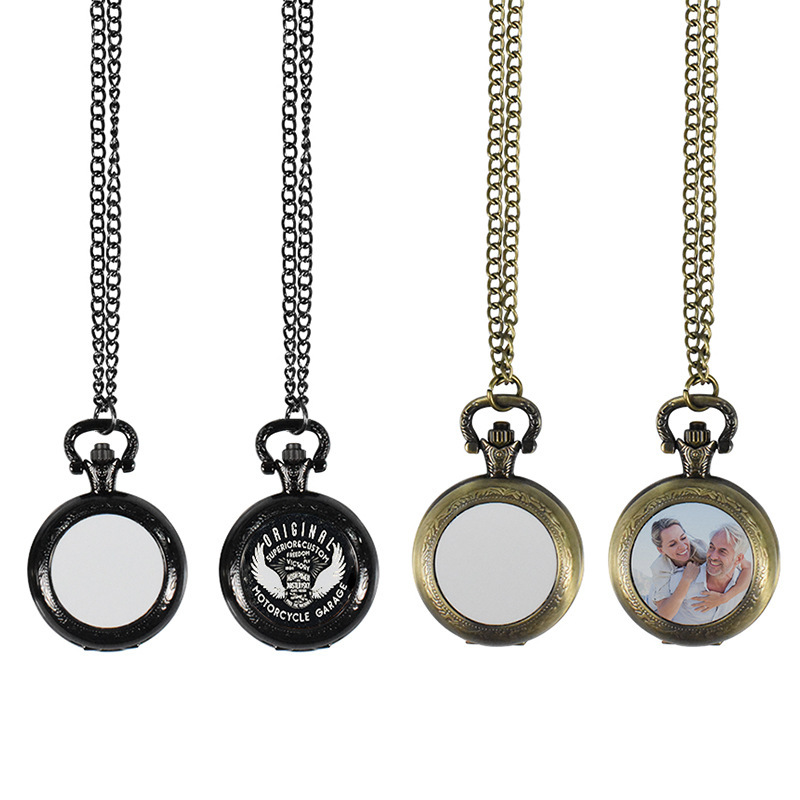 Jewelry Watches Vintage - Maßgefertigte Vintage Metall-Taschenuhr Anhänger-Halskette Klassische Uhren-Halskette