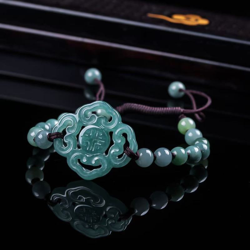 Jewelry & Watches Vitopoulos Reviews - Natürliches Jadeit-Armband der Klasse A, originelles