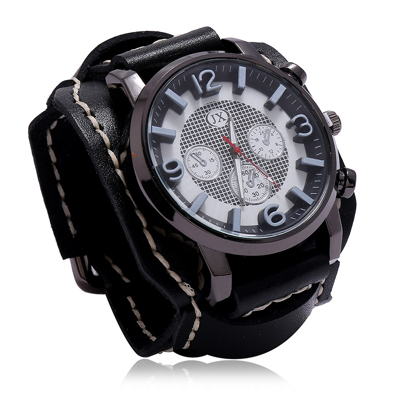 Jewelry Watches Vintage - Punk Vintage Echt leder Armband elektronische