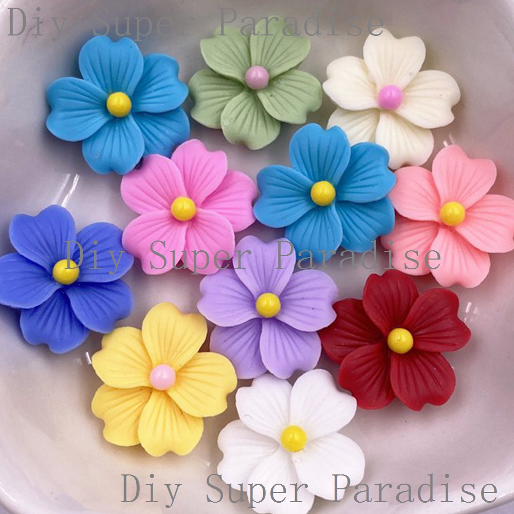 Paradise Jewelry & Watches Llc Miami Reviews - 50 Stücke Harz Bunte 16mm Blume