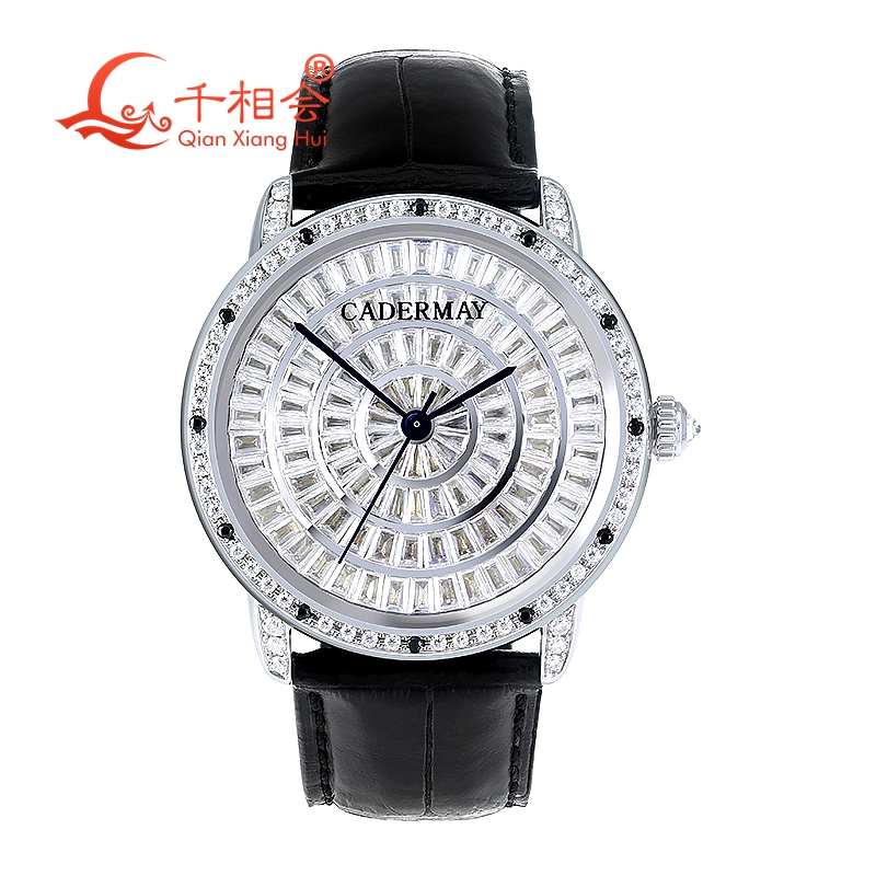 Vvs Jewelry Watches - Volle Moissanit Baguette Handgelenk Luxus Uhr