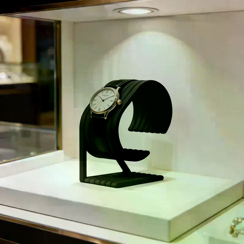 Jewelry Stores With Watches - Luxuriöser Marmor-Uhrenständer für 2 Uhren, stabile