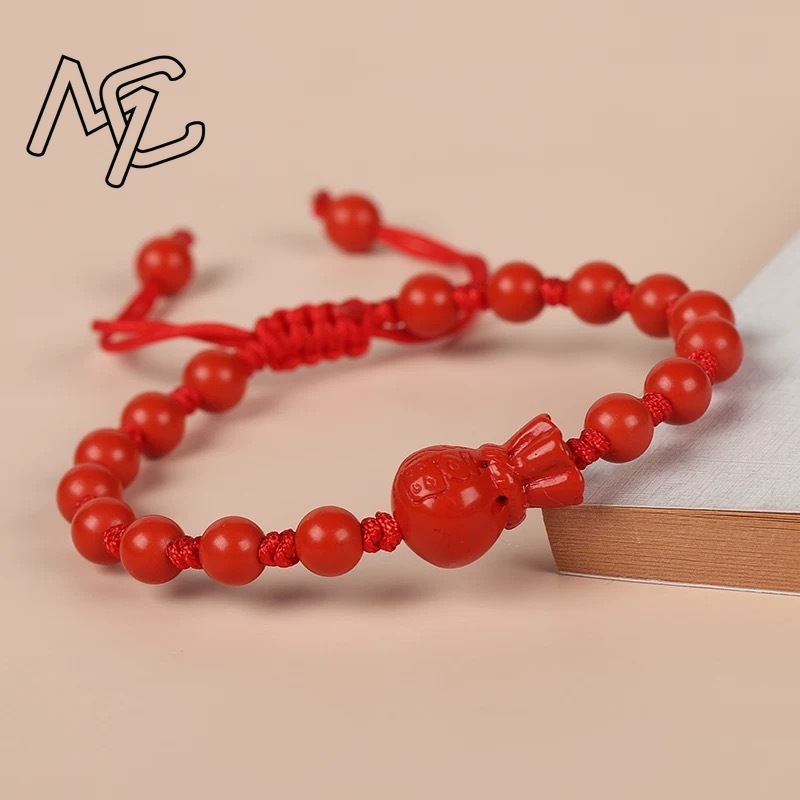 Echtes rotes Zinnober-Löwentan – Gemstone Bracelet Healing Bewertung und Preis