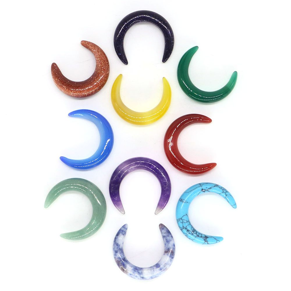 30mm Crescent Moon Form Natürl – Gemstone Bracelet Healing Bewertung und Preis