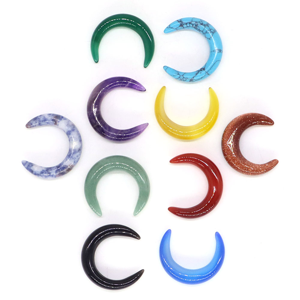 30mm Crescent Moon Form Natürl – Gemstone Bracelet Healing Bewertung und Preis