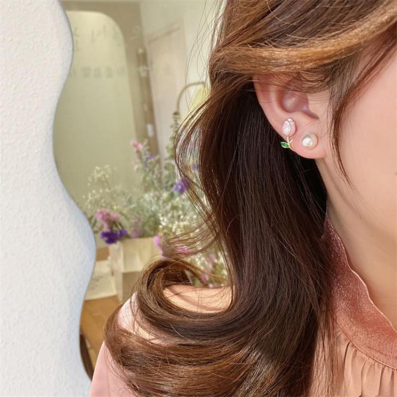 925 Silber Nadel Koreanische M – Pearl Stud Earrings Bewertung und Preis