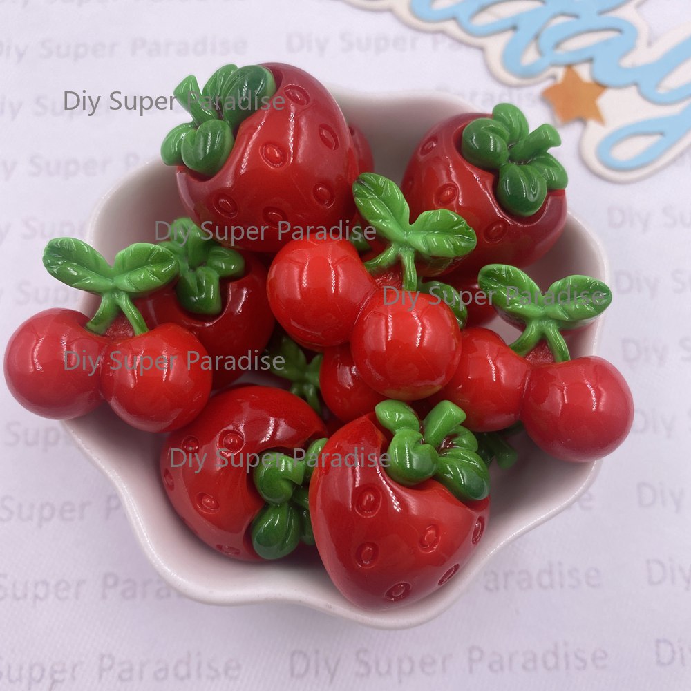 8PCS Resin Kawaii Colorful Red – Paradise Jewelry & Watches Llc Miami Reviews Bewertung und Preis