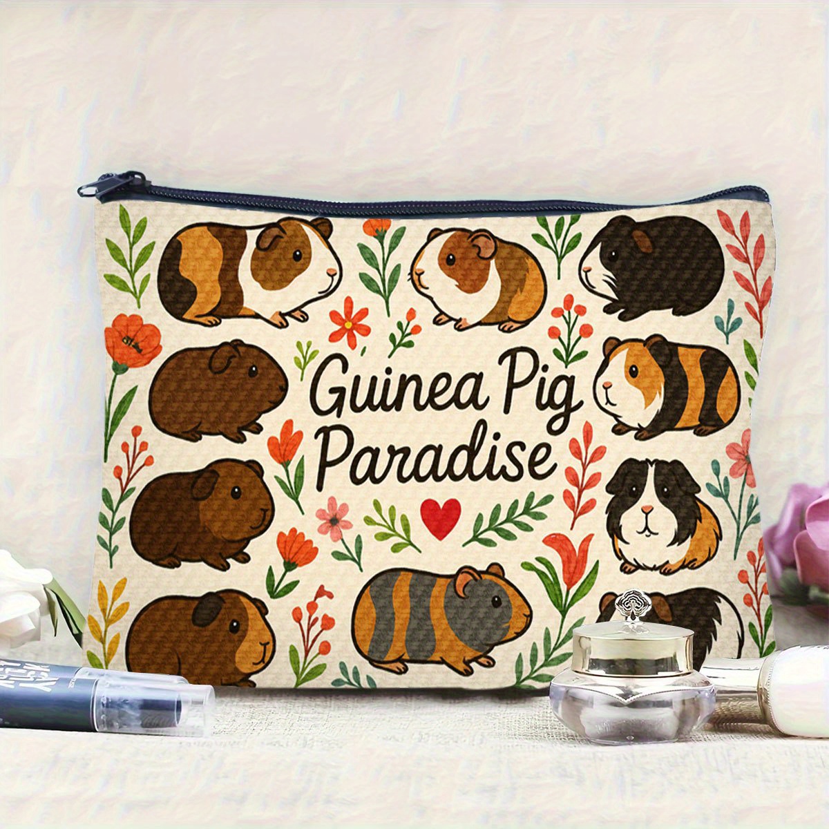Make-up-Tasche „A Guinea Pig P – Paradise Jewelry & Watches Llc Miami Reviews Bewertung und Preis