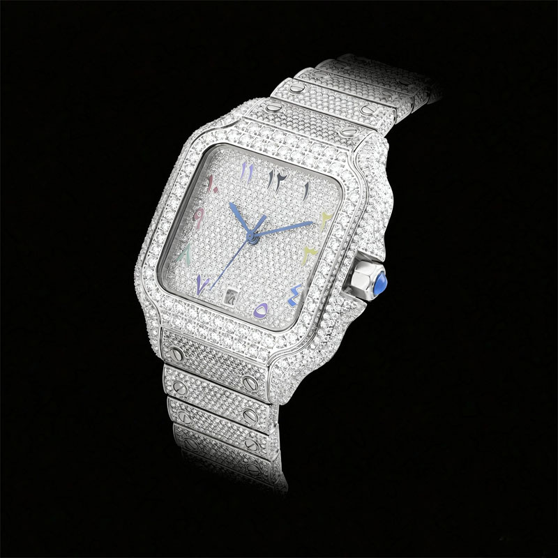 Luxuriöse VVS Moissanit-Uhr fü – Vvs Jewelry Watches Bewertung und Preis